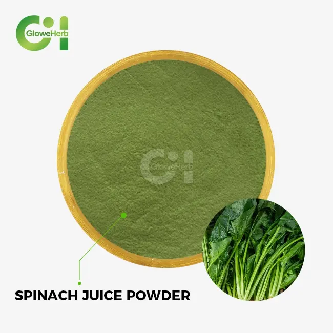 Spinach juice powder